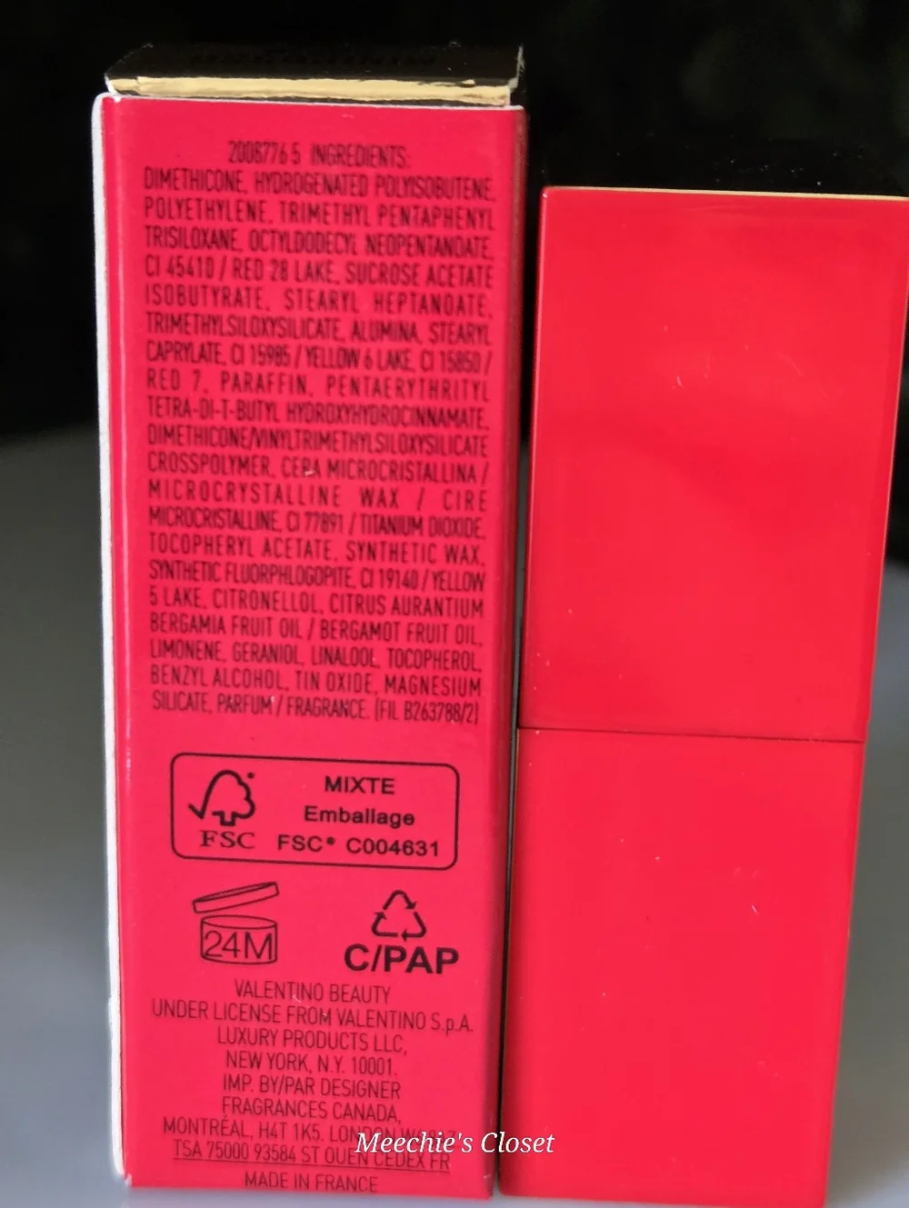 Valentino nib minirosso